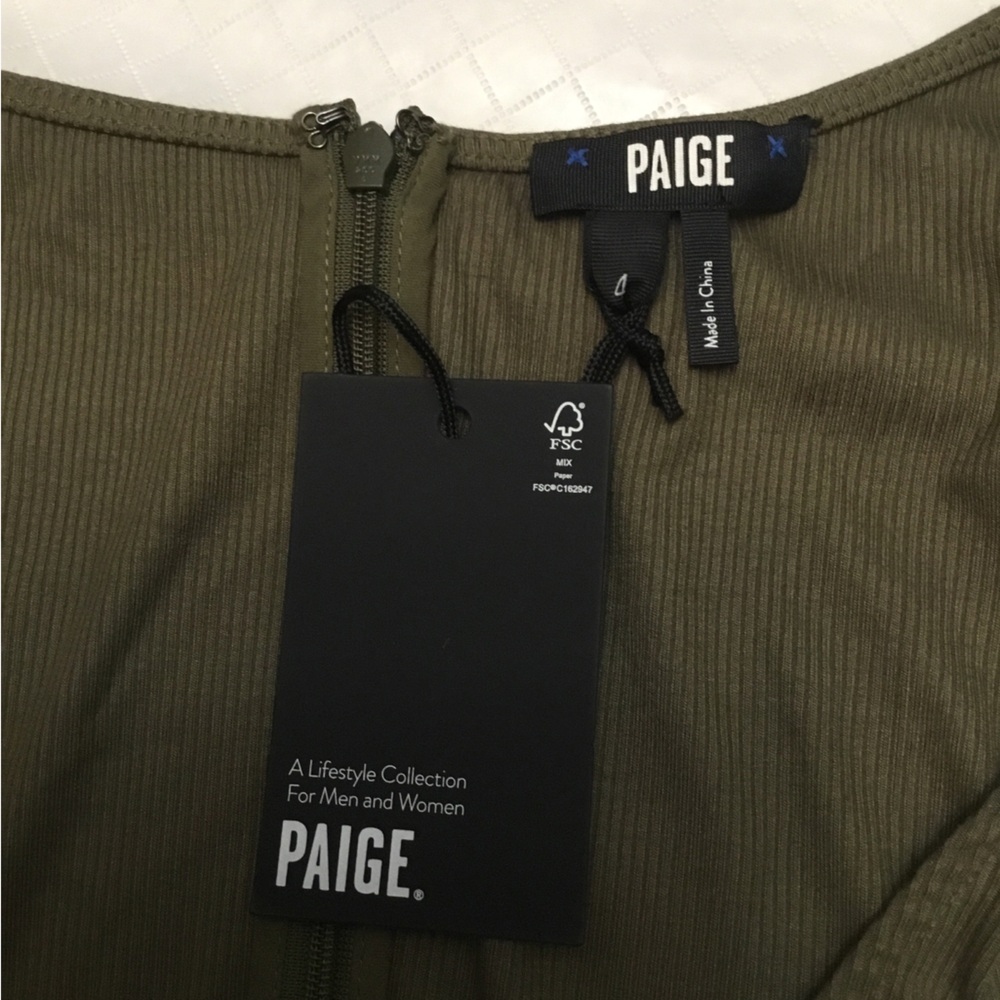 PAIGE Olive Backless Maxi Dress - Picture 13 of 16